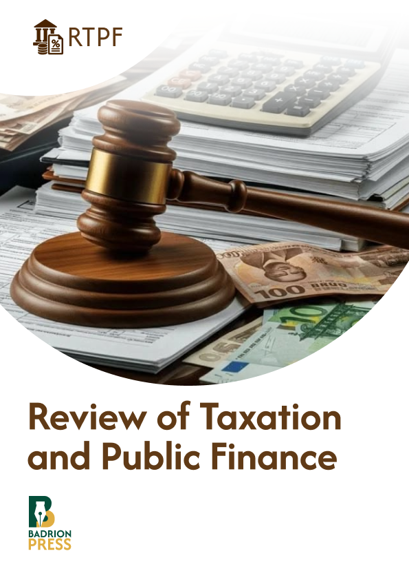 Cover - Review of Taxation and Public Finance