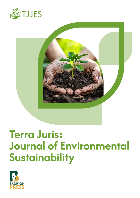 Cover - Terra Juris Journal of Environmental Sustainability